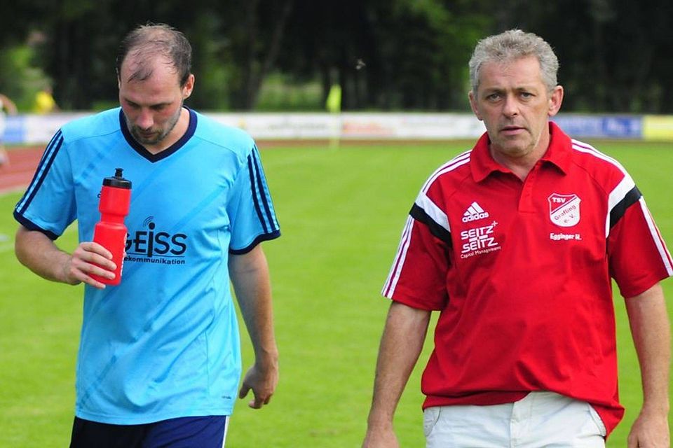 Michael Müller (links) und Johann Egginger bilden bis 2019 das Trainerduo beim TSV Grafling. F: Nagl