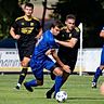 Der FC-DJK Simbach (in schwarz-gelb) und der SC Falkenberg (in blau) dominieren die Kreisliga Isar-Rott und werden sich wohl im Frühjahr um den Aufstieg duellieren. 