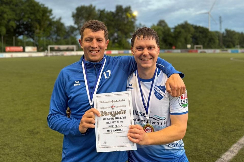 Das sind die Macher: Die Spielertrainer Timo Elfers und Tobias Jakob.