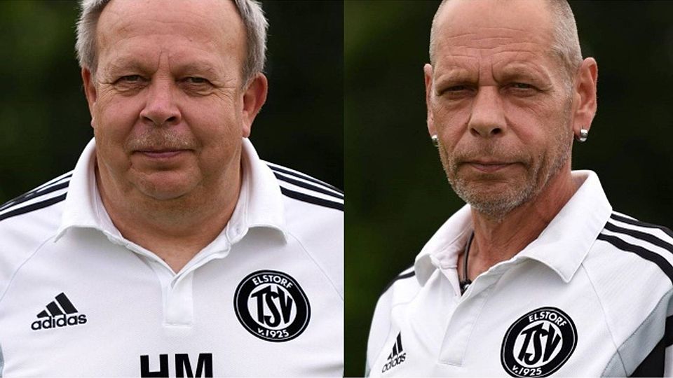 Cheftrainer Hartmut Mattfeldt (l) und Co-Trainer Thorsten Jaster (r)