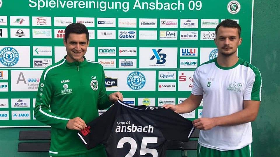 Zurück an alter Wirkungsstätte: Eric Weeger wird zum Re-Start in der Bayernliga Nord im Dress der SpVgg Ansbach auflaufen.