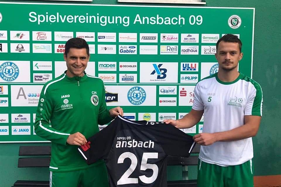 Zurück an alter Wirkungsstätte: Eric Weeger wird zum Re-Start in der Bayernliga Nord im Dress der SpVgg Ansbach auflaufen.
