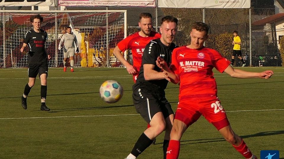 Archivfoto: TSG Lützelsachsen (rot).