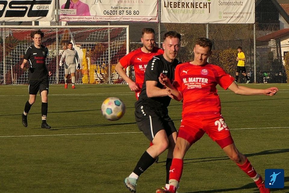 Archivfoto: TSG Lützelsachsen (rot).