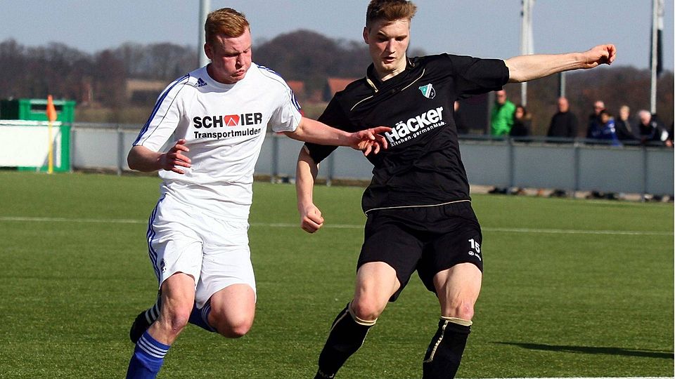 Jacub Przybylko (rechts) - hier noch im Trikot des SV Rödinghausen II in der Saison 2012/13