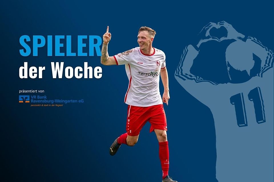 Alexander Aschauer ist Spieler der Woche von FuPa Württemberg. 