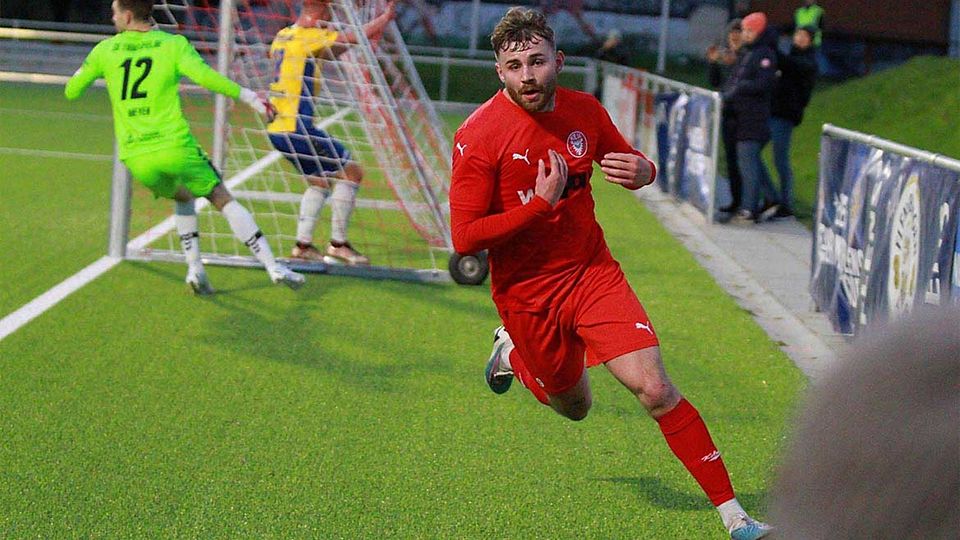 Ben Luca Nohns (Kilia Kiel) nach seinem 5:3 gegen den SV Todesfelde.