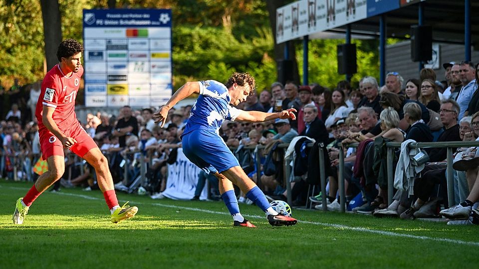 Vor toller Kulisse empfing Union Schafhausen Titelverteidiger Viktoria Köln in der ersten Runde des FVM-Pokals.