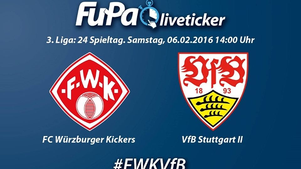 Würzburger Kickers - VfB Stuttgart II im Liveticker.