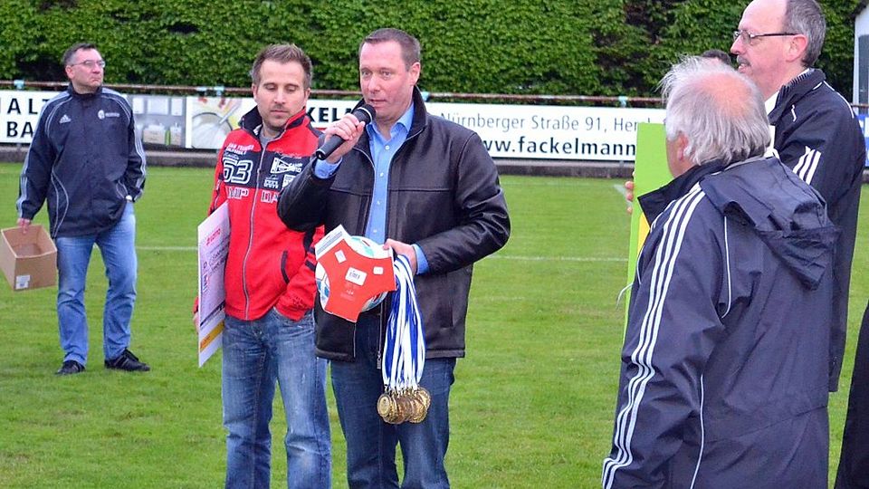 Kein Wiederholungsspiel: Der FC Hersbruck bleibt Toto-Pokalsieger. F: Manfred Döhring