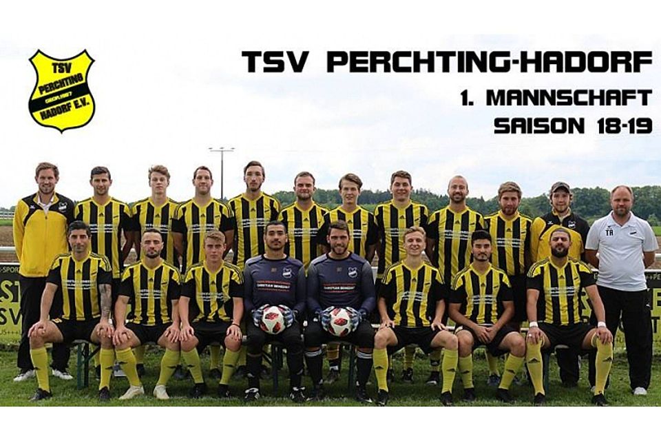 Mannschaftsfoto vom TSV Perchting-Hadorf, der auf 8000 Euro sitzen bleibt Marc Berger