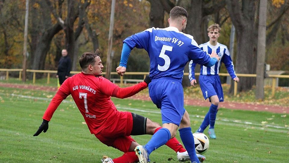 Im Kreispokal-Viertelfinale trafen die ASG Vorwärts Dessau und die erste Mannschaft des Dessauer SV 97 aufeinander. 