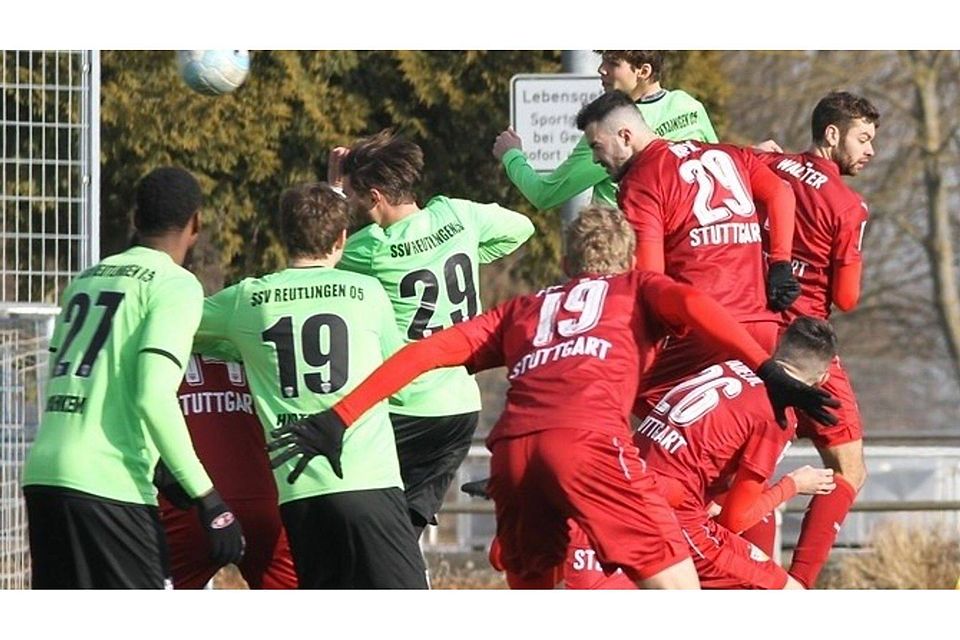 SSV Reutlingen testet gegen „kleinen“ VfB Stuttgart. F: Lommel