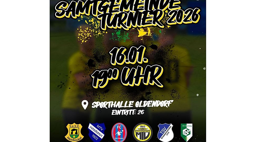 Sechs Teams spielen beim Traditionsturnier in Oldendorf..