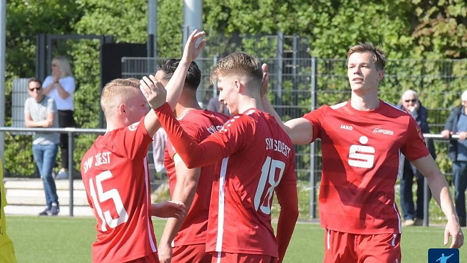 Vor einem Jahr bejubelte Soest den Aufstieg in die Bezirksliga (Archivfoto), am kommenden Wochenende dürfte der Durchmarsch in die Westfalenliga gefeiert werden.