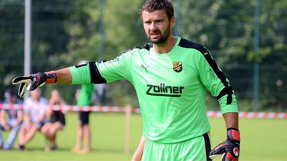 Ladislav Caba wird künftig das Tor vom 1. FC Bad Kötzing hüten F: Meier