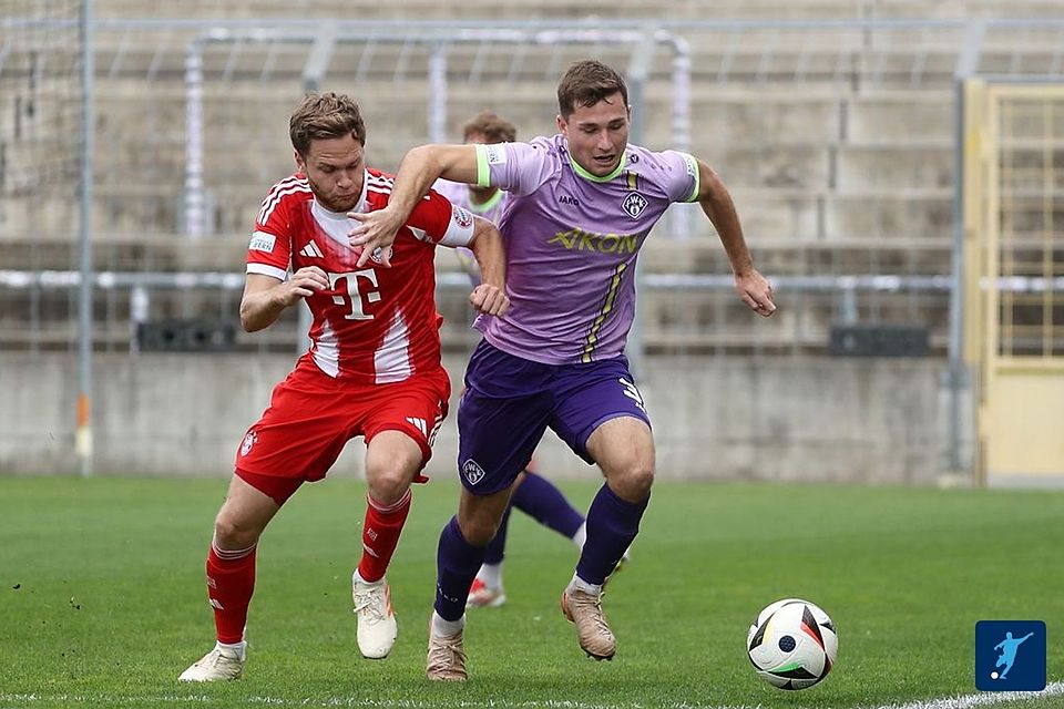 Auf Benno Schmitz (li.) müssen die Bayern-Amateure in den kommenden Wochen verzichten.