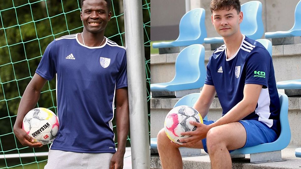 Dioum Aziz (links) und Vincent Michalek (rechts) verstärken die Heiligenstädter Verbandsliga-Elf.