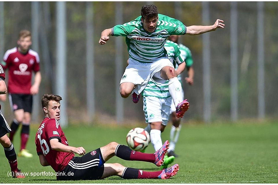 Gegen Stuttgart reichte es nicht für die Kleeblatt-U19. F: Zink