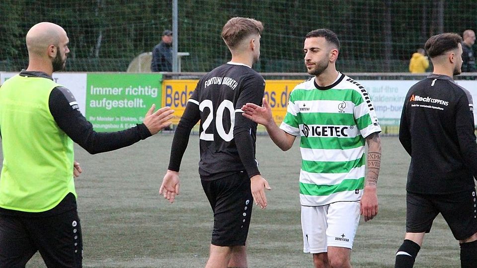 Sportlich ging es am Mittwoch zur Sache, nach dem Abpfiff gab es ein faires Shakehands - wie sich das gehört.