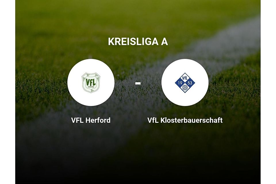 VFL Herford gegen VfL Klosterbauerschaft