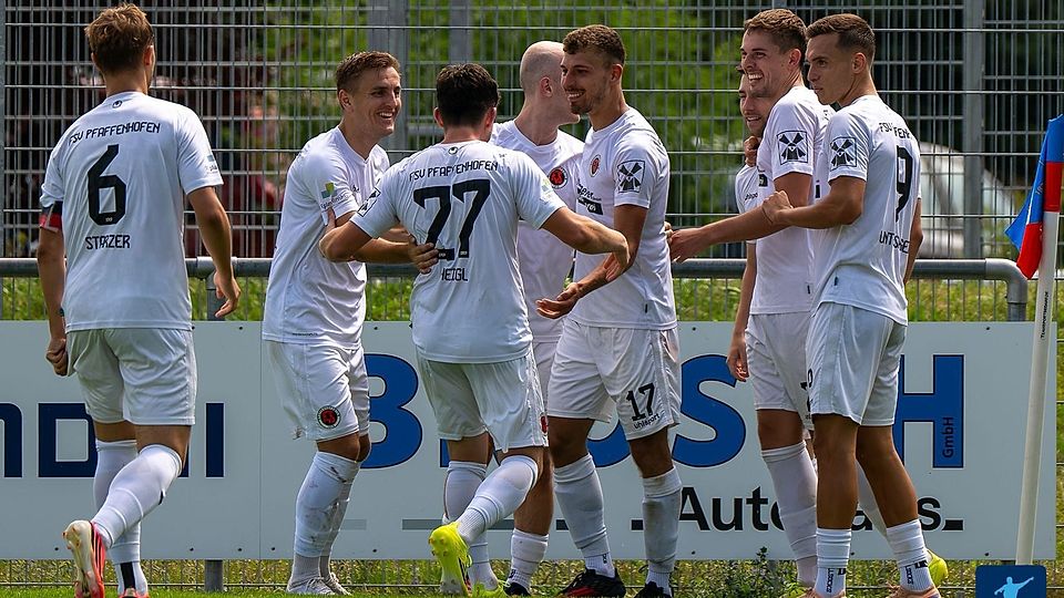 Will gegen Heimstetten auf Platz zwei springen: Der FSV Pfaffenhofen.