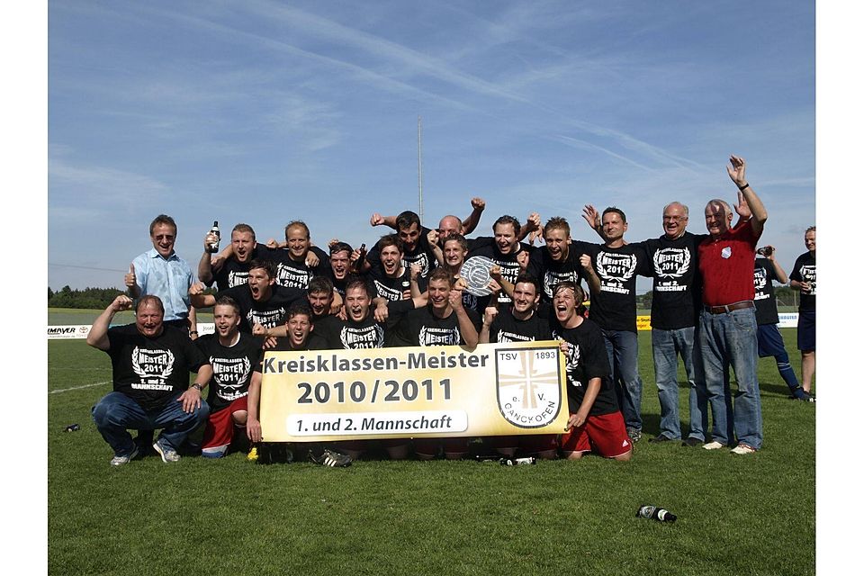 FuPa gratuliert dem TSV Gangkofen zum Titelgewinn in der Kreisklasse Eggenfelden. Foto: Holzweber