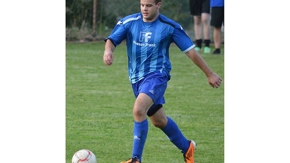 F: Krommes SG-Mittelfeldmann Tobias Schultheis war gegen Riebelsdorf bester Mann bei den Gästen.