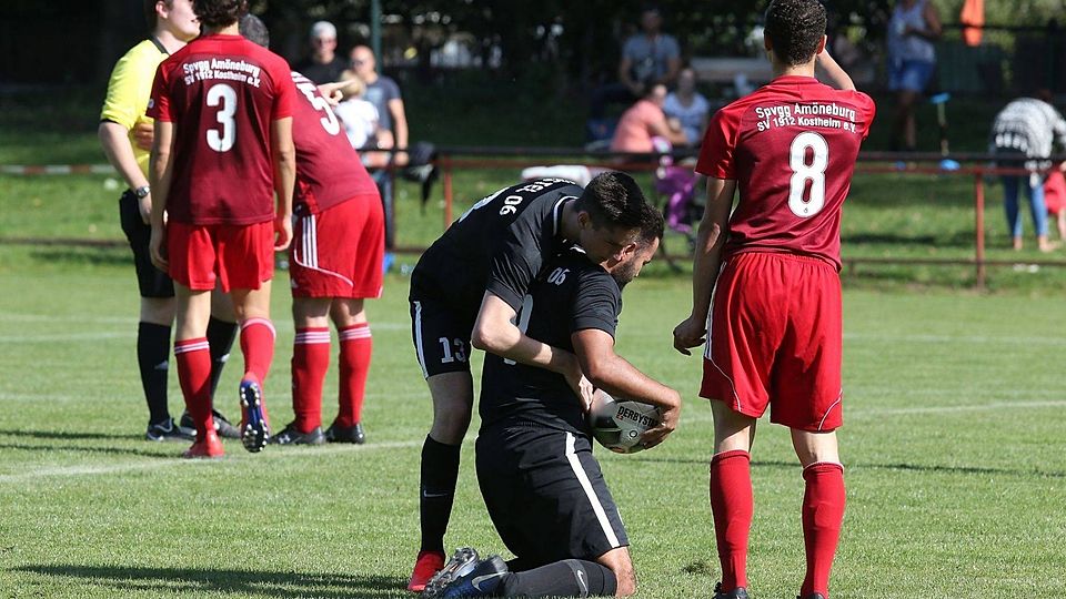 Ab sofort unter Trainer Marc Diehl: Die Mannschaft der SG Amöneburg/Kostheim 12.