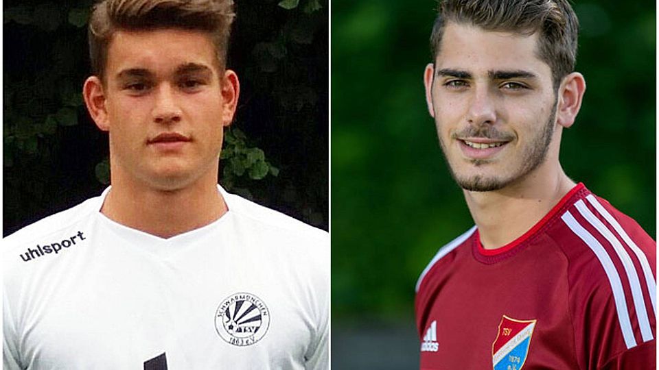Bislang sind Andreas Ludwig (links) und Robin Volland in der Bayernliga am Ball, künftig wollen sie sich beim FC Memmingen in der Regionalliga beweisen.