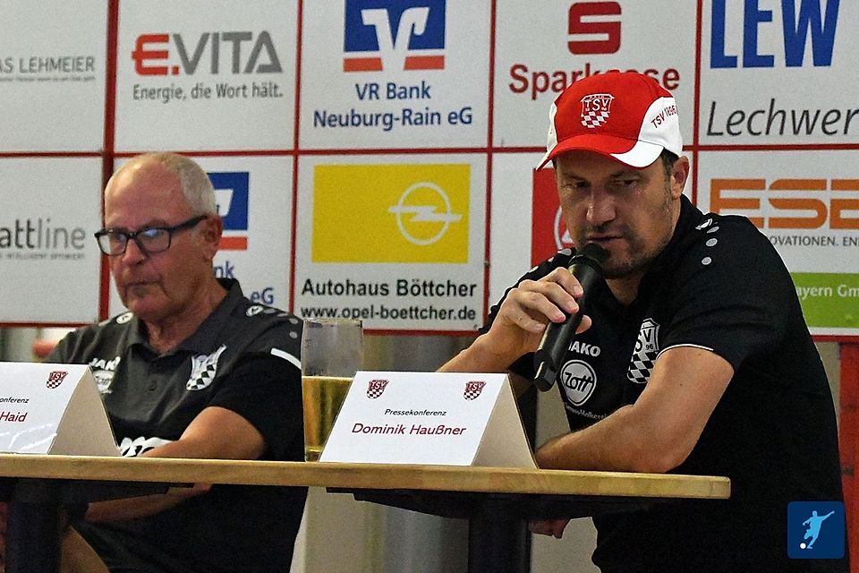 Dominik Haußner (re.) ist neuer Trainer beim SC 04 Schwabach.