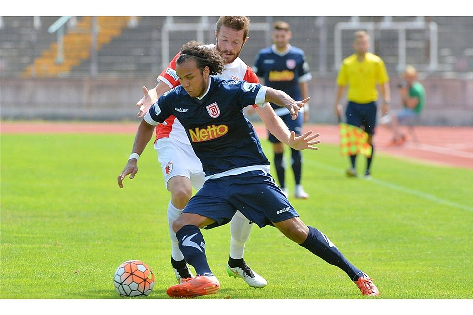 Jann George sorgte für das 1:0 des SSV Jahn beim FC Augsburg II.  Foto: Eibner