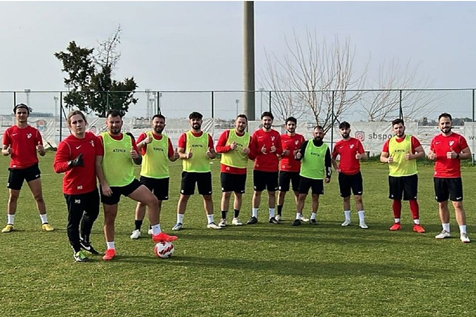 Gute Stimmung herrschte bei den Spielern von Türk Gücü Lauingen im Winter-Trainingslager in Antalya