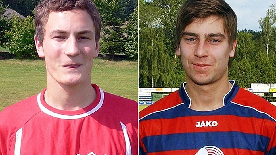 Während Josef Högerl (li.) zukünftig für den 1.FC Bad Kötzting aufläuft, verlässt Christian Kufner den Verein   Montage:Wagner