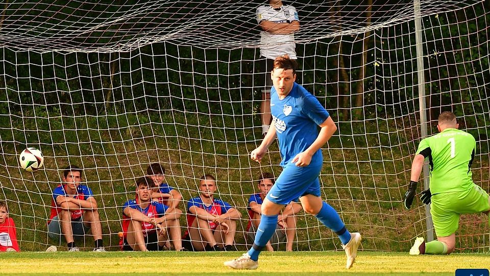 Noch schießt Dominik Kohnle seine Tore für den FSV Reimlingen, im Sommer wechselt er dann zum FC Maihingen.