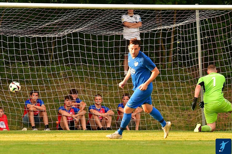 Noch schießt Dominik Kohnle seine Tore für den FSV Reimlingen, im Sommer wechselt er dann zum FC Maihingen.