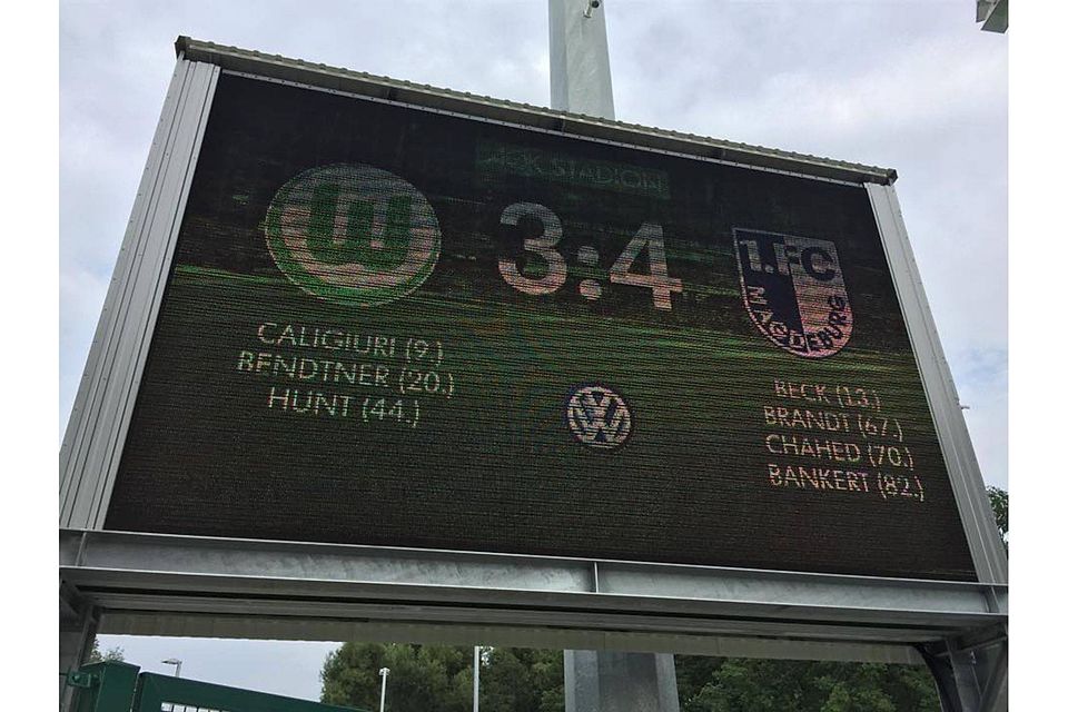 Magdeburg überraschte gegen den Bundesligisten VfL Wolfsburg  (F. Norman Seidler)