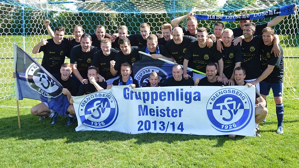 Geschafft - zwei Spieltag vor Ende der Gruppenliga Saison schafft der TSV Mengsberg mit einem 0:6 Erfolg in Schrecksbach vorzeitig den Aufstieg in die Verbandsliga.