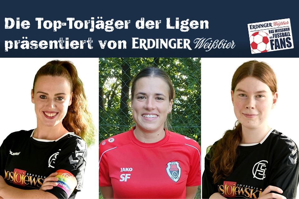 Das Schwaiger-Duo Maier (l.) und Grimes (r.) hält sich in der Top-Ten. Funkenhauser (M.) thront an der Spitze der Bezirksliga 01.