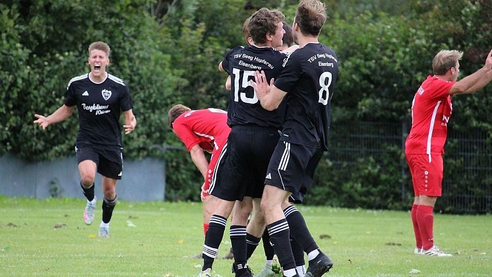 Beim TSV Seeg-Hopferau-Eisenberg durfte gejubelt werden. In Mauerstetten gelangen zwei späte Treffer zum 3:2-Sieg.