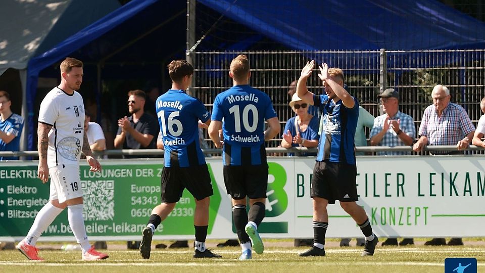 Können die Schweicher auch am Samstag über einen Sieg jubeln, wäre das auf dem Weg zurück in die Rheinlandliga wohl schon die halbe Miete.