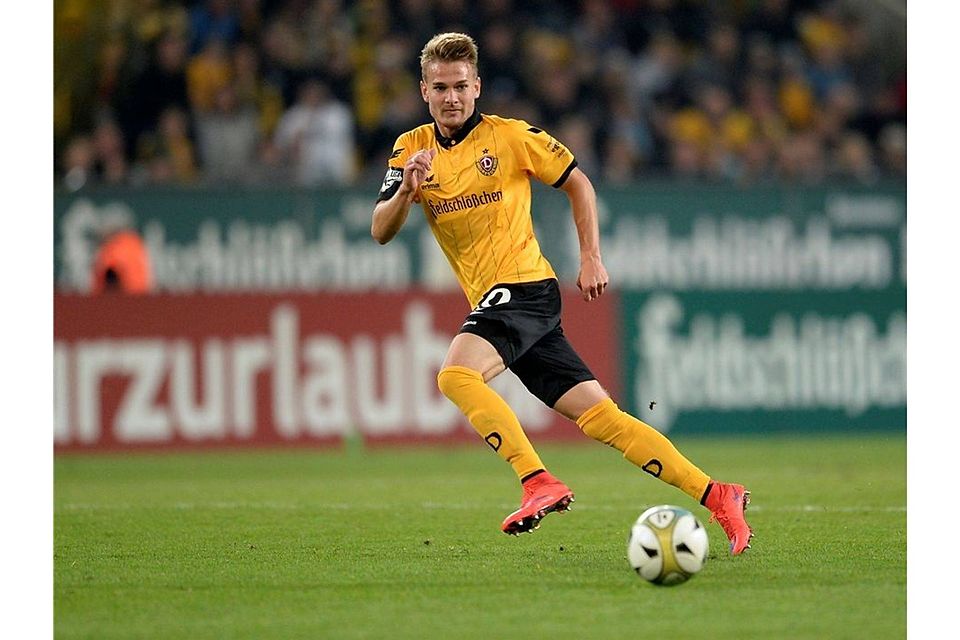 Luca Dürholtz bestritt für Dynamo 36 Drittliga- und drei DFB-Pokal-Spiele. Foto: Robert Michael