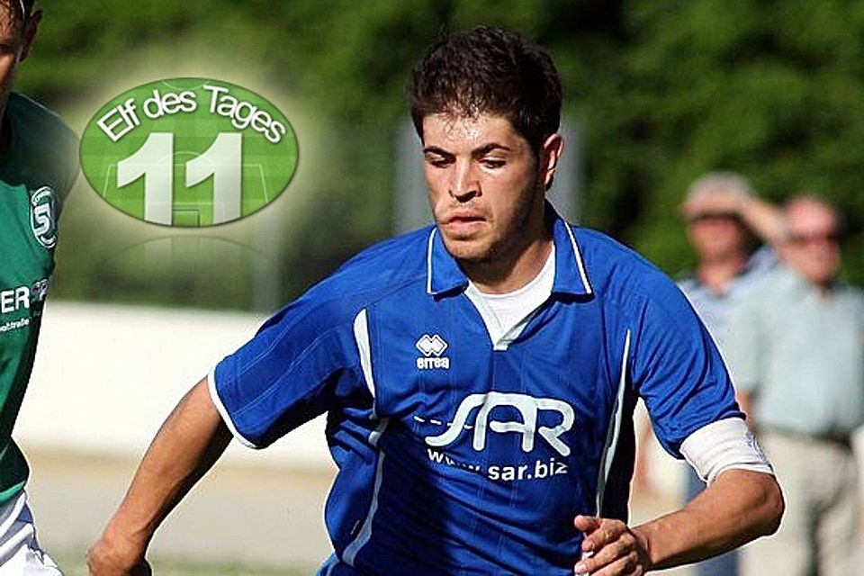 Florian Gögl, hier noch im Trikot seines Ex-Vereins FC Dingolfing, zieht zum dritten Mal in die Top-Elf ein. F: Wagner