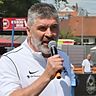 Uwe Wolf in Aktion als Coach der "Löwen Legenden", für die er ab und zu tätig ist.