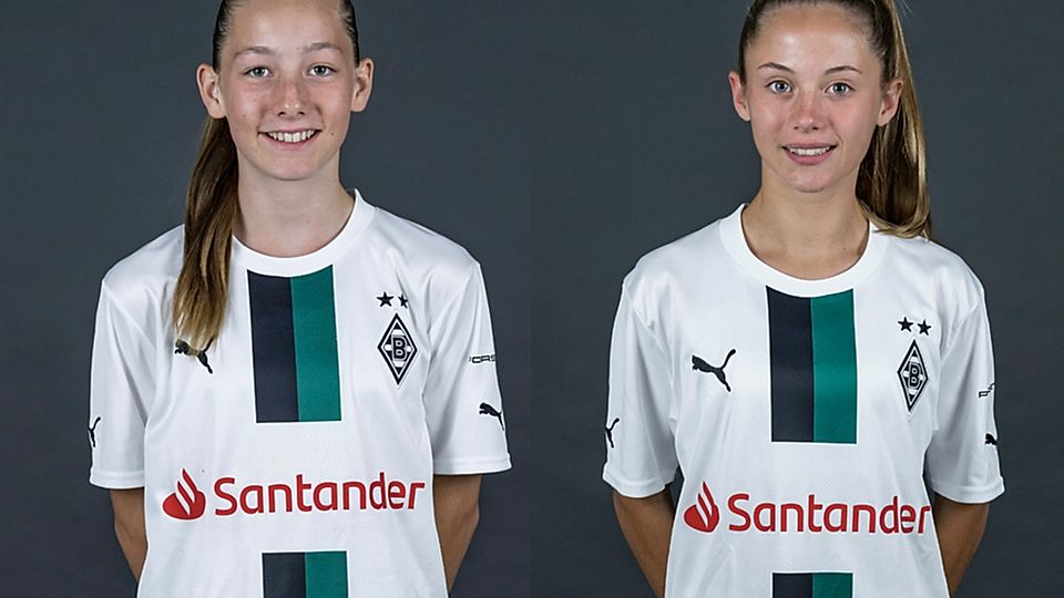  Fiona Itgenshorst (links) und Greta Oerding von Borussia Mönchengladbach haben für Deutschland gespielt. 