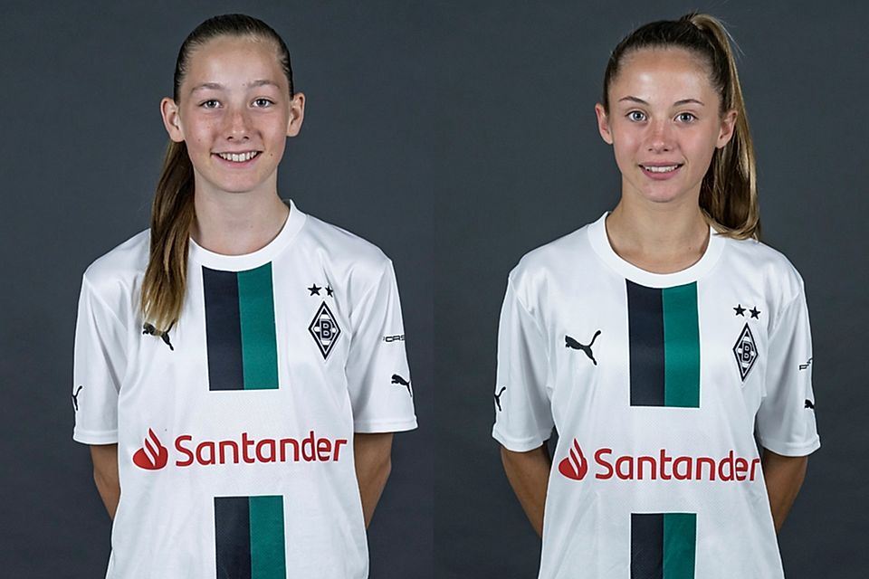  Fiona Itgenshorst (links) und Greta Oerding von Borussia Mönchengladbach haben für Deutschland gespielt. 