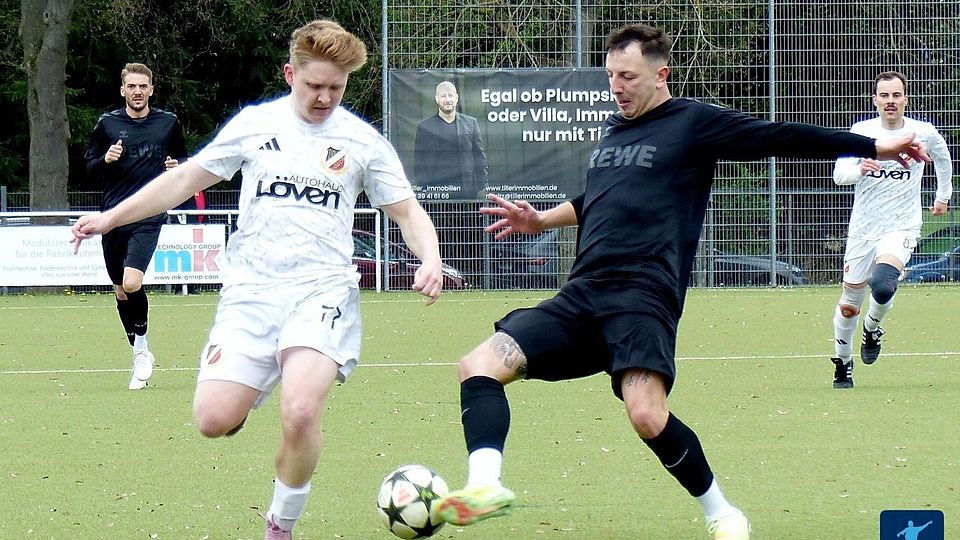Fortuna Müllekoven – hier in schwarz – ist auf gutem Weg zum Klassenerhalt