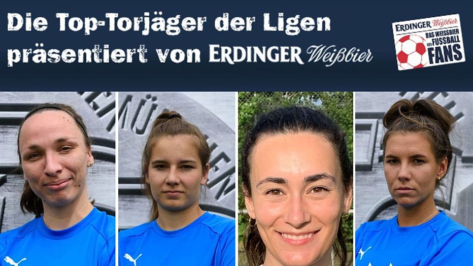 Trafen für den FFC Wacker München: Sonja Kolb, Kira Winter, Noemi Mallet und Paula Ulreich (v.l.n.r.).