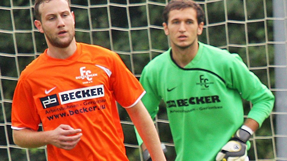 Max Jund (links) streift ab kommender Saison den Dress des SV Rust über. | Archivfoto: Daniel Fleig
