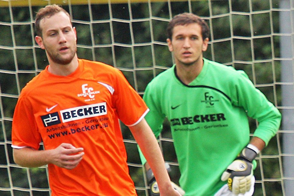 Max Jund (links) streift ab kommender Saison den Dress des SV Rust über. | Archivfoto: Daniel Fleig